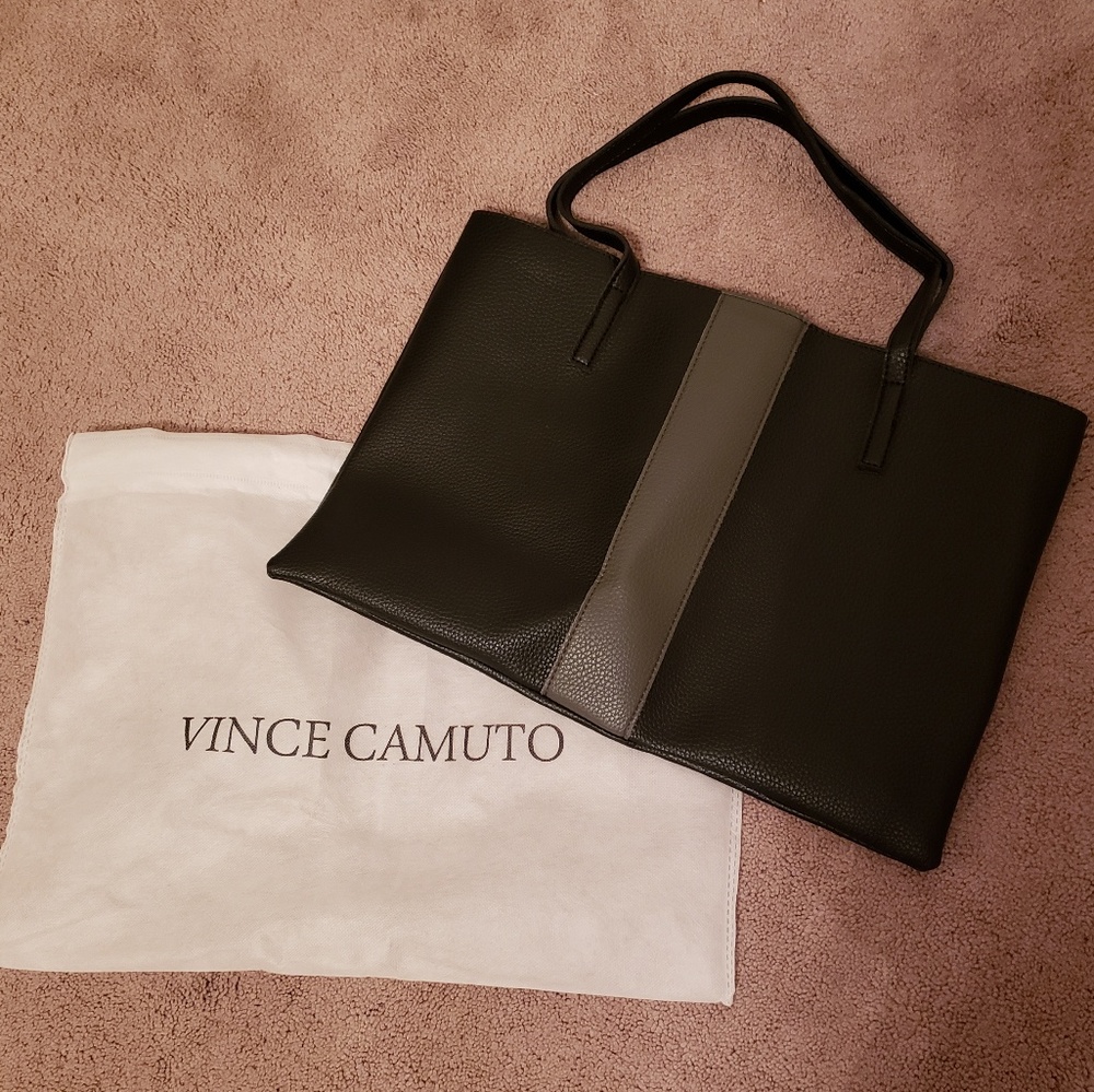 NWT Vince Camuto Luck Tote x fabfitfun in black